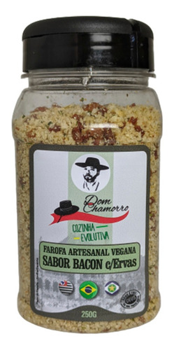 Imagem 5 de 6 de Kit 02 Farofas Veganas Natural Com Ervas E Sabor Bacon