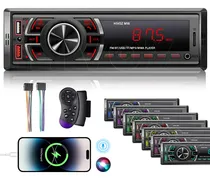 Comprar Auto Estereo Coche Reproductor Mp3 Radio Con Bt Aux Usb Sd