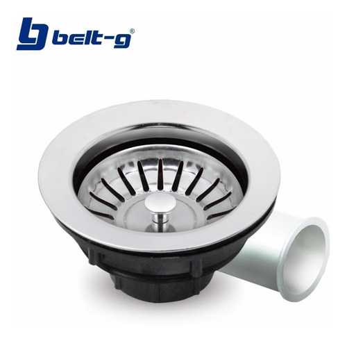 Desague Para Fregadero Acero Plastico Belt-g Gri-0040