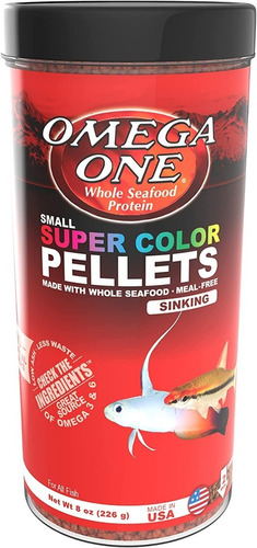 Super Color Pellets 226gr Comida Gránulos Pequeños Acuario