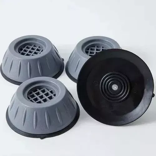 4x Base de lavadora para el hogar Alfombra antideslizante antivibración  almohadillas para pies de goma de repuesto