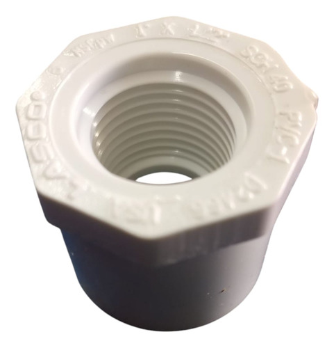 Bushing Reduccion Mixta 1''x1/2'' Pvc Ced40 Cem/rosca Lasco