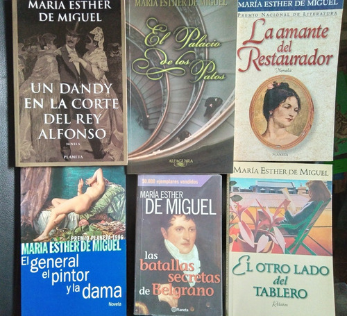 María Esther De Miguel 6 Novelas A Elección Impecables C/u