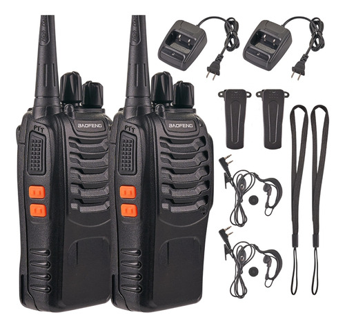 Radio Walkie-talkie Baofeng Bf-888s Uhf Fm, 2 Piezas