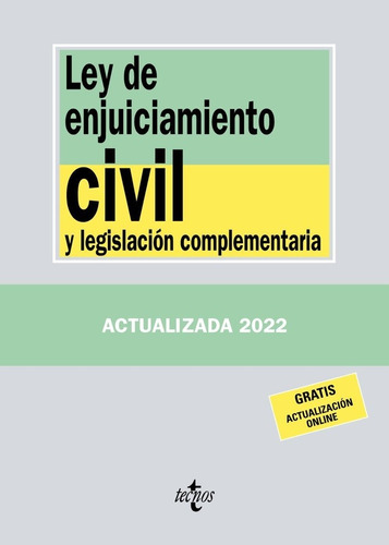 Libro Ley De Enjuiciamiento Civil Y Legislacion Complemen...