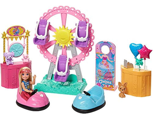 Muñeca Barbie Club Chelsea Y Juego De Carnaval, Moda Y Acces