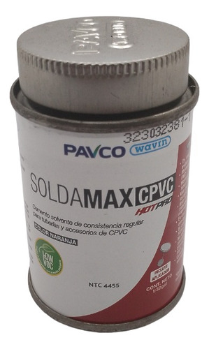 Pega Para Agua Caliente (cpvc) 1/32 118ml Marca Pavco