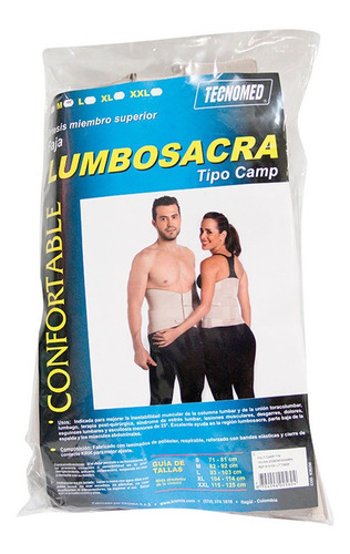 Faja Lumbo Sacra Tipo Camp Talla M.