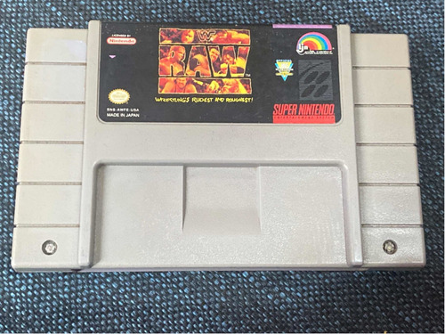 Wf Raw Wrestlings Rudes And Roughest Snes Súper Nintendo