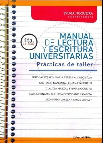 Libro - Manual De Lectura Y Escritura Universitarias - Nogue