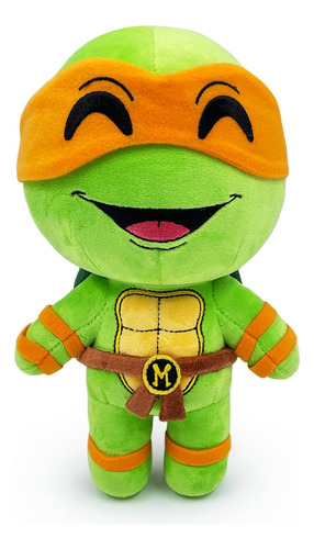 Youtooz Chibi Michelangelo Plush 9in, Soft Stuffed Tmnt Mic.