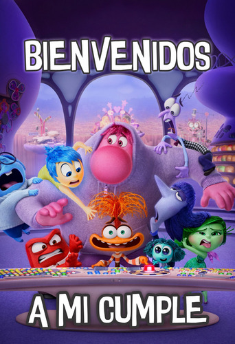 Poster Intensamente 2 Bienvenidos Cumpleaños Cotillon 33x48