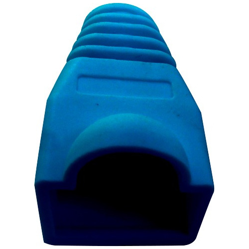 500 Pzas De Botas Xcase De Plástico Azules Para Rj-45
