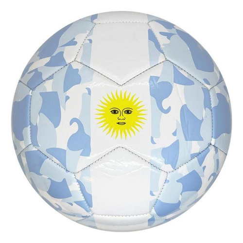 Pelota De Futbol 5 Argentina Apto Profesional Color Celeste