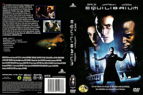 Equilibrium - Christian Bale - Emily Watsonm - Dvd