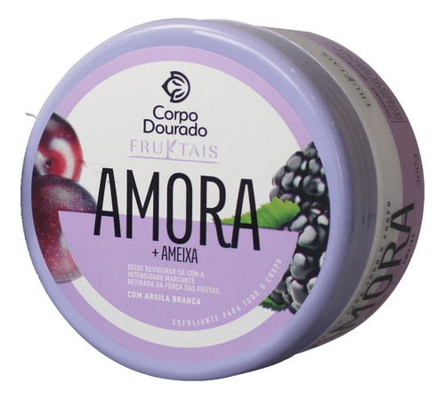 Esfoliante Fruktais Amora + Ameixa Corpo Dourado 300g