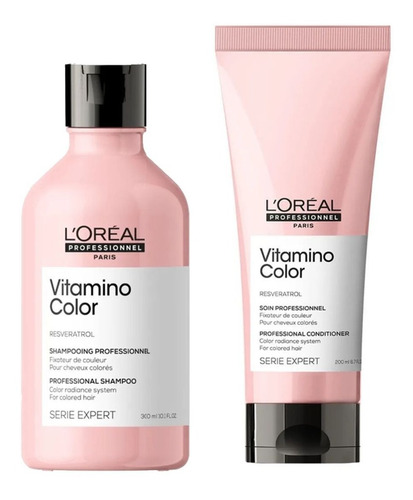 Shampoo Y Acondicionador Vitamino Color Loreal Profesional