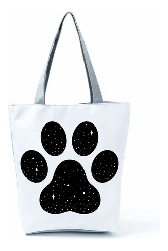 Bolso Para Mujer Star Dog Paw Tote Bag Pug Handbag Eco