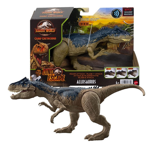 Imagem 10 de 10 de Dinossauro Allosaurus - Dino Escape Jurassic World - Mattel