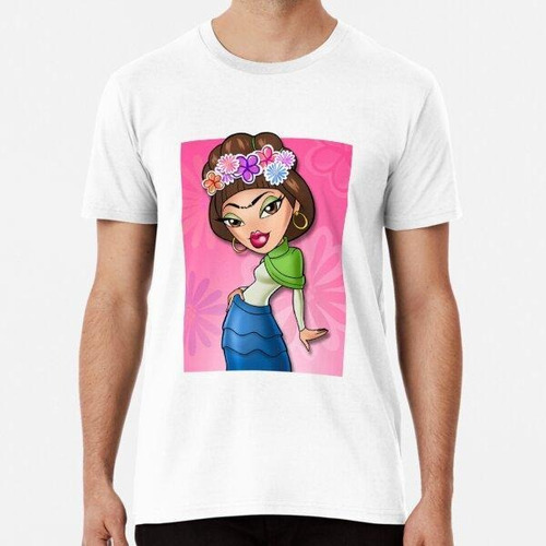 Remera Frida Kahlo Bratz Estilo De Dibujos Animados Esencial