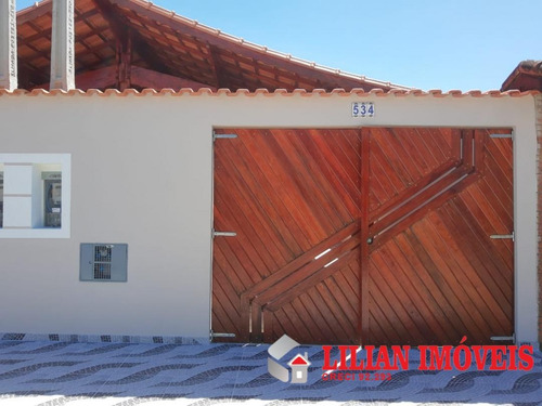 Imagem 2 de 15 de Casa Nova Com Piscina / Mongaguá - 921