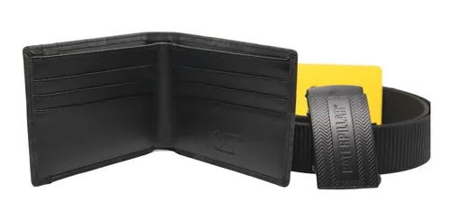 Set Cartera Con Cinturon Para Hombre Caterpillar 22and