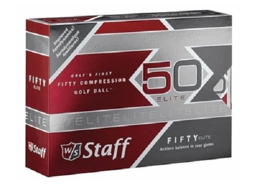 Pelotas De Golf Wilson Staff 50 Elite, Blancas Pack X12