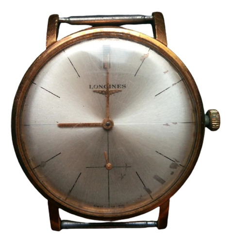 Longines Crosshair 8902-1 Tipo Cuerda Baño Oro, (original)