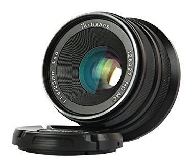 7 artesano 25 mm F1.8 lente Enfoque Para Camara Olympus