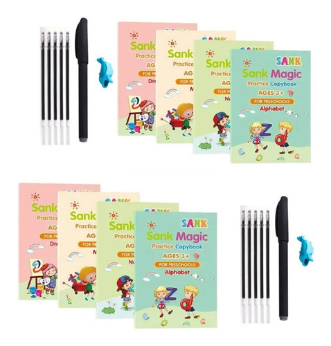 Magic Escritura Libro Para Niños 2 Set