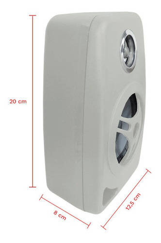 Imagem 2 de 5 de Kit 2 Caixas Acústica Som Amb 55w Orion 4 Pol 8 Ohms Branco