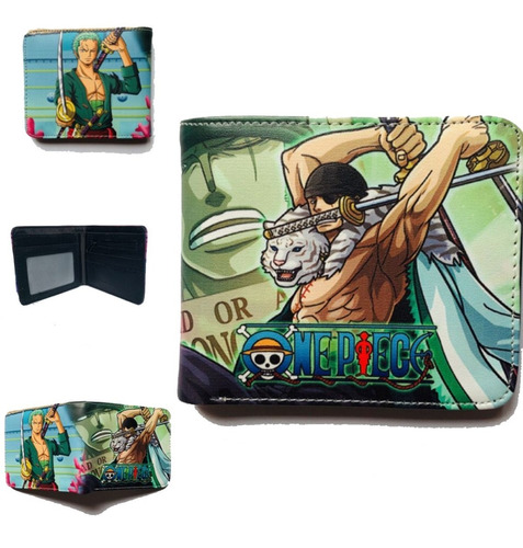 Cartera One Piece Zoro Roronoa Anime