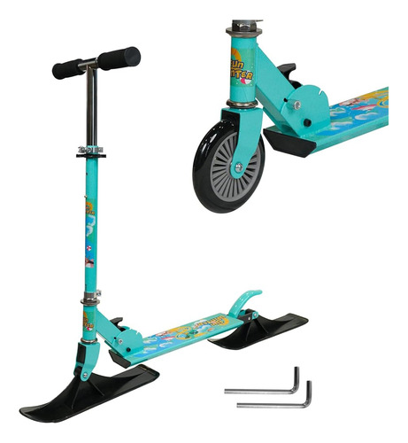 ~? Funwater 2-en-1 Kick Scooter Para Niños, Kit De Conversió