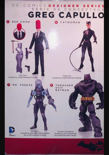 Red Hood Figura 7 Greg Capullo Dc Collectibles Sellado (Reacondicionado)