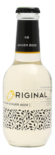 4 Pack Agua Tonica Con Esencia Ginger Beer Original 200 Ml