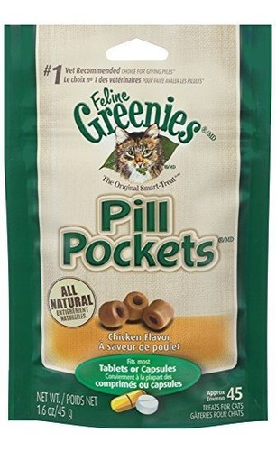 Botanas Para Gatos - Botana - Greenies Feline Pill S Tratami