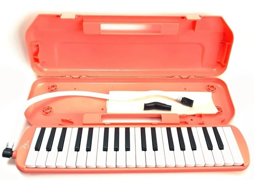 Imagen 3 de 10 de Kit Flauta Melódica 37 Notas + Ukelele Soprano Dy + Estuches