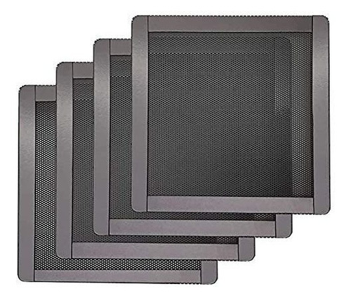 Filtro De Polvo Para Ventilador De Pc Negro | Pack X4