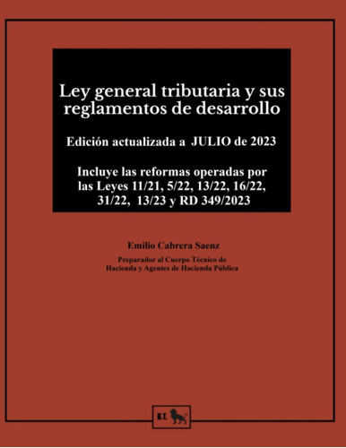 Libro: Ley General Tributaria Y Sus Reglamentos De Desarroll