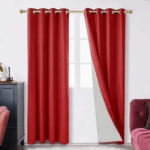 Cortinas  Blackout Engomadas Para Living Dormitorios 230x140