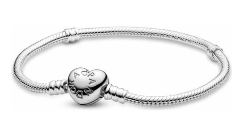 Pulsera Pandora Moments Broche Corazón Original