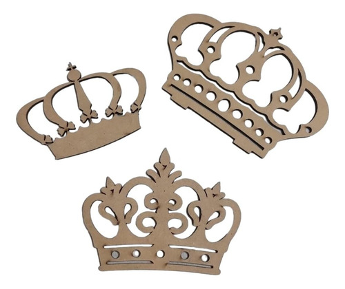 10 Coronitas Caladas Fibrofacil 5 Cm