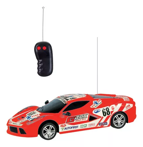 Carrinho Carro de Controle Remoto Corrida Sport Car 1:24 Escala 2