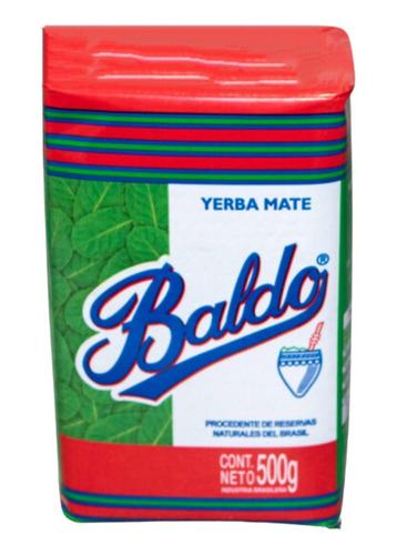 Yerba Mate Baldo Origen Brasil De 500g Pack 10u