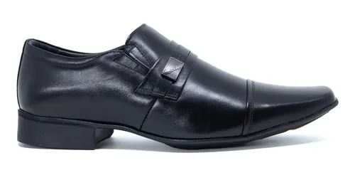 Sapato social masculino couro mercado livre sales
