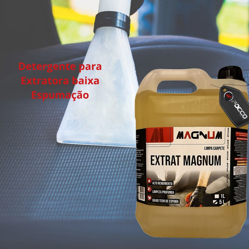 Extract Detergente P/ Extratoras Concentrado 5l Magnum