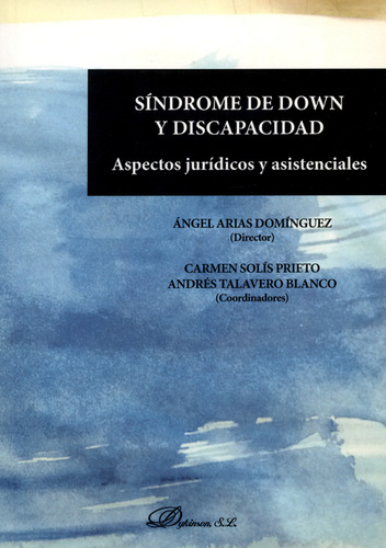 Síndrome De Down Y Discapacidad. Aspectos Jurídicos Y Asistenciales, De Ángela Arias Domínguez. Editorial Dykinson, Tapa Blanda, Edición 1 En Español, 2017