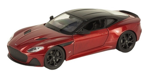 Aston Martin Dbs Superleggera Escala 1:24 Welly Rojo Metaliz