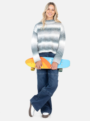 Sweater Belén Gris Mujer Maui And Sons