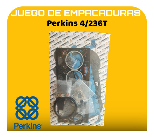 Juego De Empacaduras Para Perkins 4/236 Con Turbo 